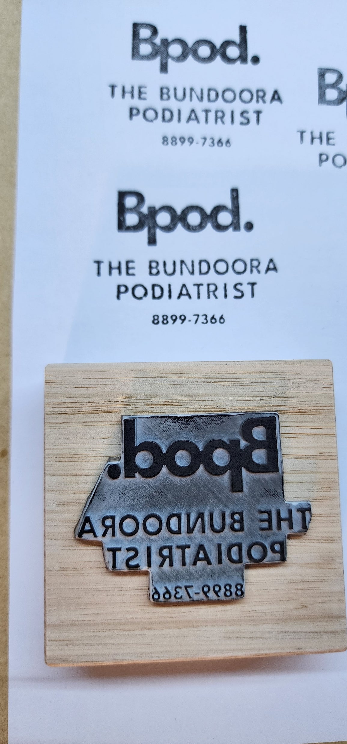 CUSTOM OAK STAMPS